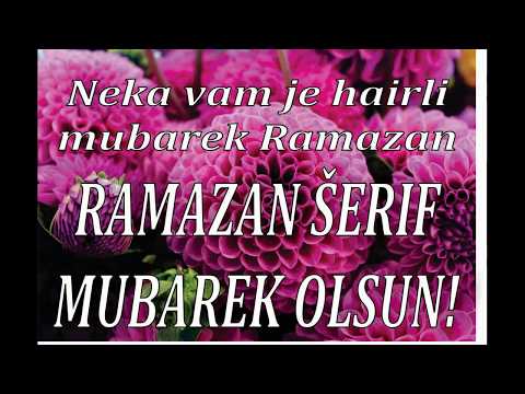 Ramazan Video tebrik kartı (Boşnakça)