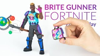 Brite Gunner & Global Axe Fortnite Battle Royale Polymer Clay Tutorial