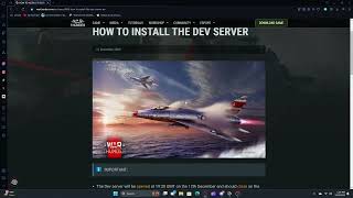 How to download Dev server (Warthunder)