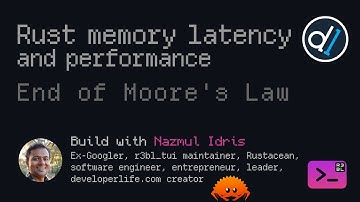 Build with Naz : Rust, Memory performance & latency - locality, access, allocate, cache lines