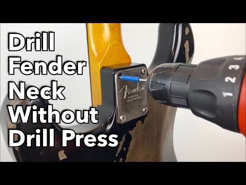 how-to-install-a-bolt-on-neck-without-a-drill-press