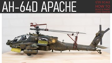 U.S. Military AH-64D APACHE LONGBOW Takom 1/35 How to Build and Paint (Long version)