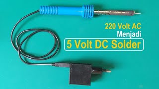 Making 5 Volt DC Soldering from Broken 220 Volt soldering