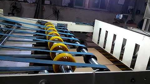 single layer corrugated cardboard production line NC Cutter with stacker