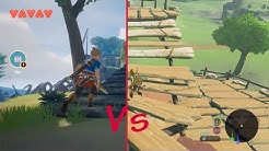 The legend zelda BOTW VS OceanHorn 2 | Nintendo Switch VS Mobile Game |