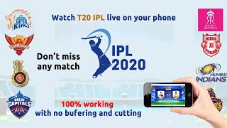 WATCH T20 IPL LIVE 2020 | 100% WORKING | WITH PROOF |WITHIN ONE MINUTE | WITH NO BUFFERING screenshot 5