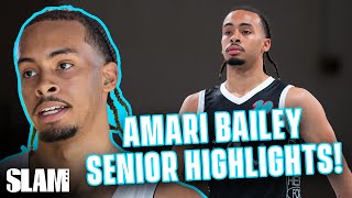 Amari Bailey the BEST Shooting Guard in the Nation⁉️ Five-Star goes OFF Senior Season 🤩