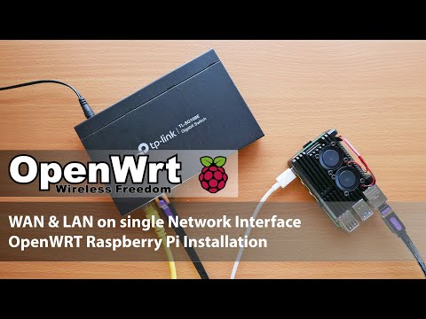 OpenWRT - Raspberry Pi Installation - Single Network Port with VLAN