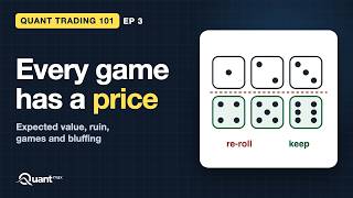 Every Game Has a Price: Expected Value, Ruin and Bluffing | Quant Trading 101, Ep 3
