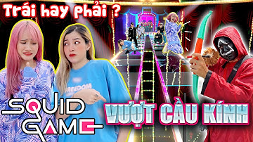 Thử Thách Vượt Cầu Kính Trò Chơi Con Mực | SQUID GAME Ngoài Đời Thực | Vê Vê Channel