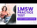 LMSW Exam Prep Human Development - Social Worker Practice Test (25 Most Common Questions)
