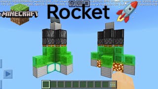 How to working rocket 🚀 in Minecraft #minecraft #youtube #rocket #trending #viral #shorts #subscribe
