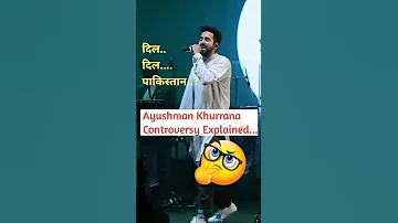 Aayushman Khurrana Controversy 🙄 | Dil Dil Pakistan Controversy ?