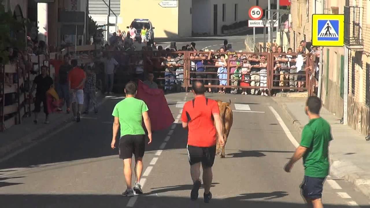 1º ENCIERRO EN LAS VENTAS DE CERVERA DEL RIO ALHAMA (LA RIOJA) 29- 06- 2013