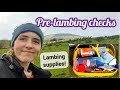 PRE-LAMBING CHECKS - Filling up the lambing essentials box