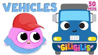 Which Vehicle is This? Vehicles Song 🎶 Learn - Pop the Bubble - Giligilis Kids Songs | Vehicle Sound by Giligilis - Kids Songs & Nursery Rhymes 3,962 views 5 days ago 49 minutes