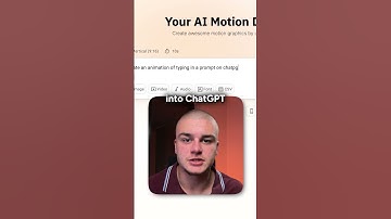 ChatGPT Prompt Animation Visualised With Simple Prompt 🤖.