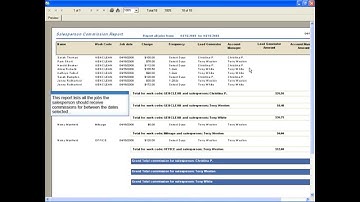 Salespersons Commissions Feature | Scheduling Manager Software for Service Businesses
