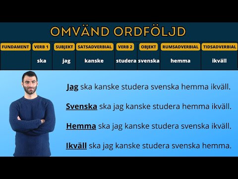 Video: Var använder vi omvänt i meningen?