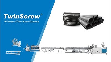 HDPE Pipe Extrusion Line - Garden Hose | Twin Screw Industrial
