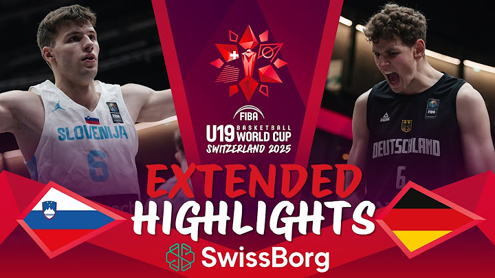Slovenia 🇸🇮 vs Germany 🇩🇪 | Semi-Finals | Extended Highlights | FIBA U19 Basketball World Cup 2025