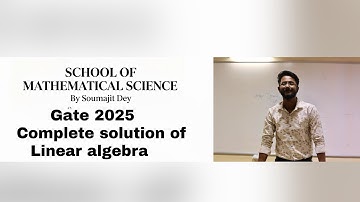 Gate 2025, Complete solution of  Linear algebra.