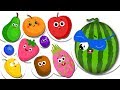 Eran Diez Frutitas - Canta y Aprende las Frutas con Elly en el Supermercado | Campo Infantil