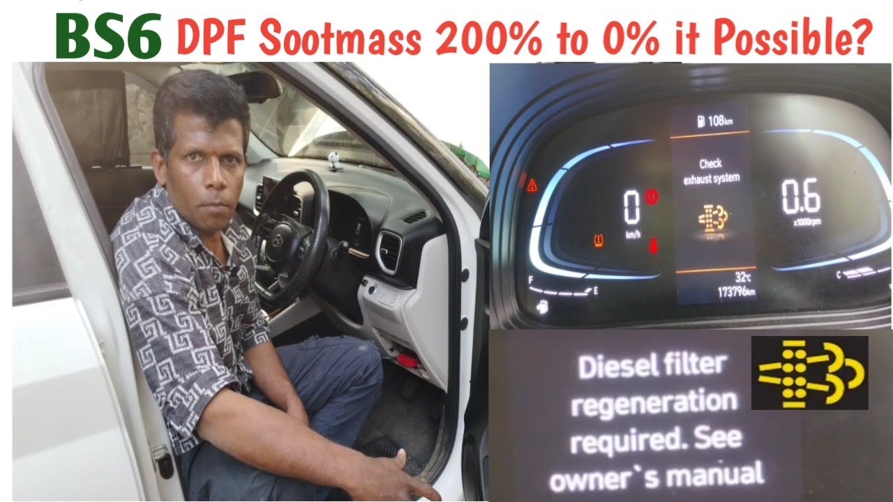 BS6 DPF Regeneration not Work Fixing the Most Common Problem Hyundai Venue | DTC Code P242F:00