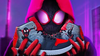 The best Custom Miles Morales Jordan 1 Sneakers in the world?