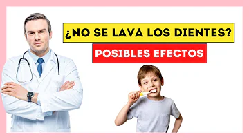 ¿Qué ocurre si un niño no se cepilla los dientes?