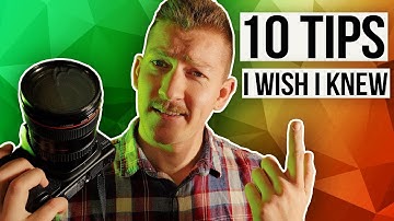 10 Things I Wish I Knew BEFORE Becoming A PHOTOGRAPHER