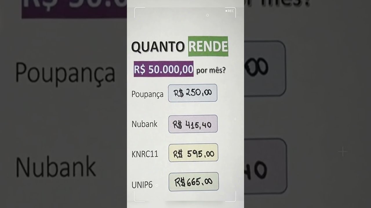 QUANTO RENDE 50000 REAIS POR MES YouTube QUANTO RENDE 50000 REAIS POR MES YouTube