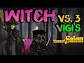 WITCH VS 3 VIGI | Town of Salem Ranked Witch Game