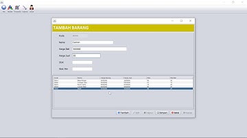 Demo Aplikasi Inventori Java Dengan Menggunakan Database Mysql Pada NetBeans IDE