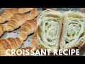 Croissant recipe  how to make perfect croissant recipe   soft  crunchy croissant recipe in hindi