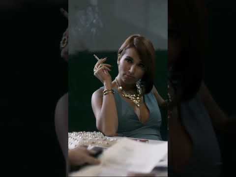 Arab girl smoking