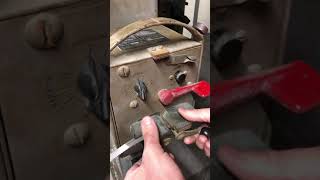 Blade welding on a DoAll bandsaw