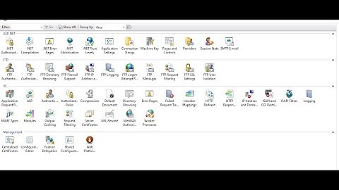 Publish ASP.NET MVC Application To IIS in Windows 10 (Arabic)