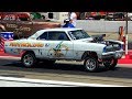 OLD SCHOOL RACING BACK IN THE DAY 60S AND OLDER CARS GLORY DAYS GASSERS AT BYRON DRAGWAY