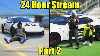 24 HOURS PART 2 in GTA 5 RP