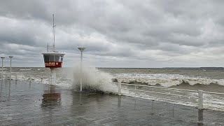 Sturmflut Ostsee Travemünde 20 Oktober 2023