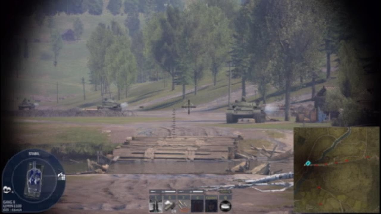 War Thunder gunner sight bug.