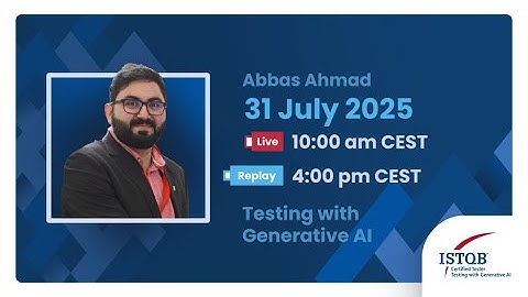 New from ISTQB®: ISTQB® Certified Tester - Testing with Generative AI (CT- GenAI)