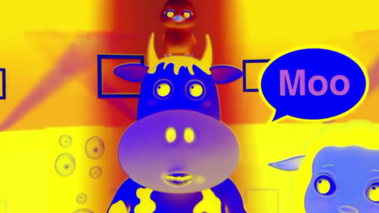 Animals Sounds 🐮🐑. Little Baby Bum Sponsored by Klasky Csupo 2001 Effects
