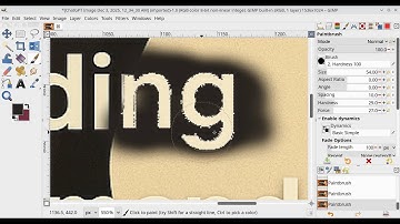 GIMP: Edit AI Generated Image with Brush and Fuzzy Select Tool – Enhance Your Poster!