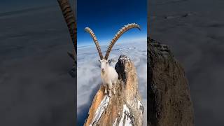 Crazy Goat POV on a Mountain 🐐 | GoPro on a Mountain Goat | Himalayan Mountain Goats Climbing