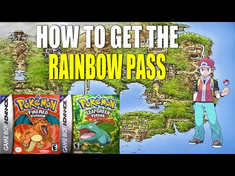 skrivestil barbering køkken How to Get the Rainbow Pass in Pokemon FireRed/LeafGreen - YouTube