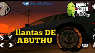 ✅llantas deportivas (GTA SA ANDROID) ABUTHU OFICIAL