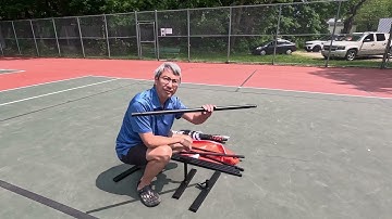 How to properly and quickly setup a portable Pickleball Net