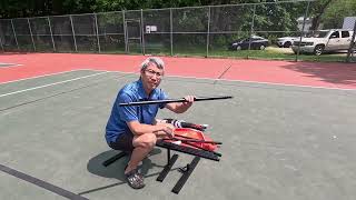 How to properly and quickly setup a portable Pickleball Net